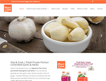Tablet Screenshot of popandcook.com